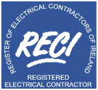 Member of the Register of Electrical Contractors of Ireland (RECI).